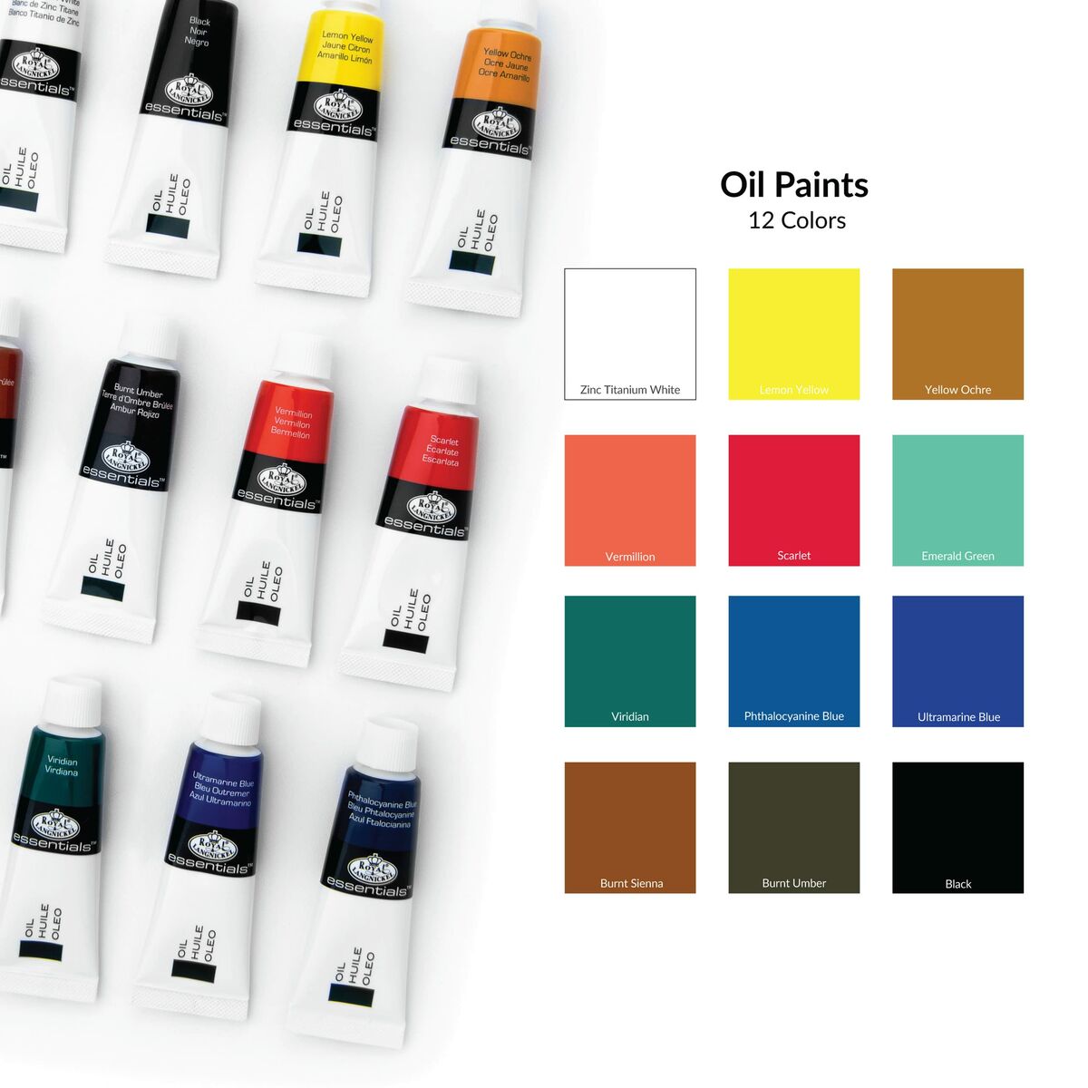 Set för oljemålning Royal & Langnickel 14 Delar Multicolour - 4