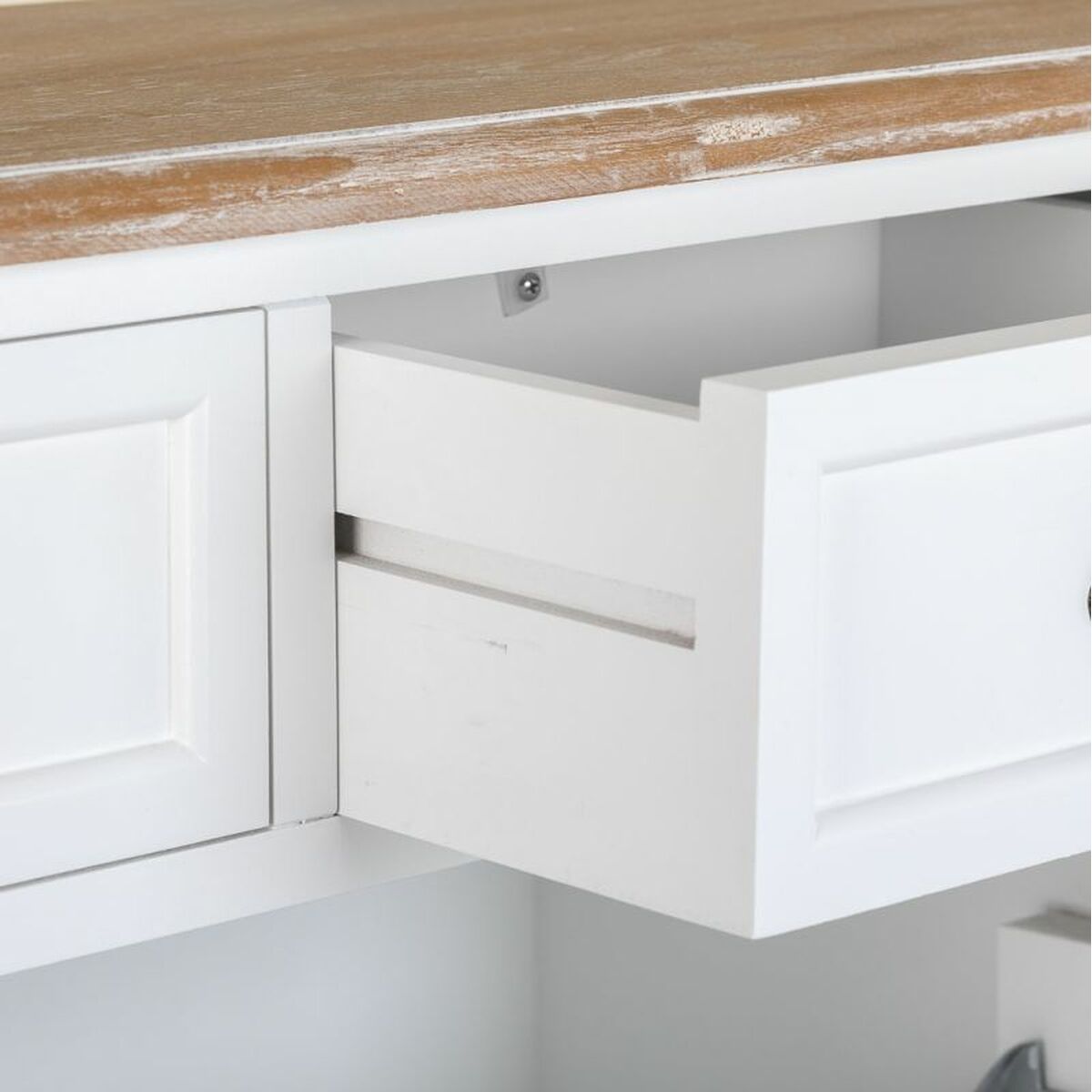 Skoskåp Alexandra House Living Vit Brun 33 x 120 x 80 cm - 7