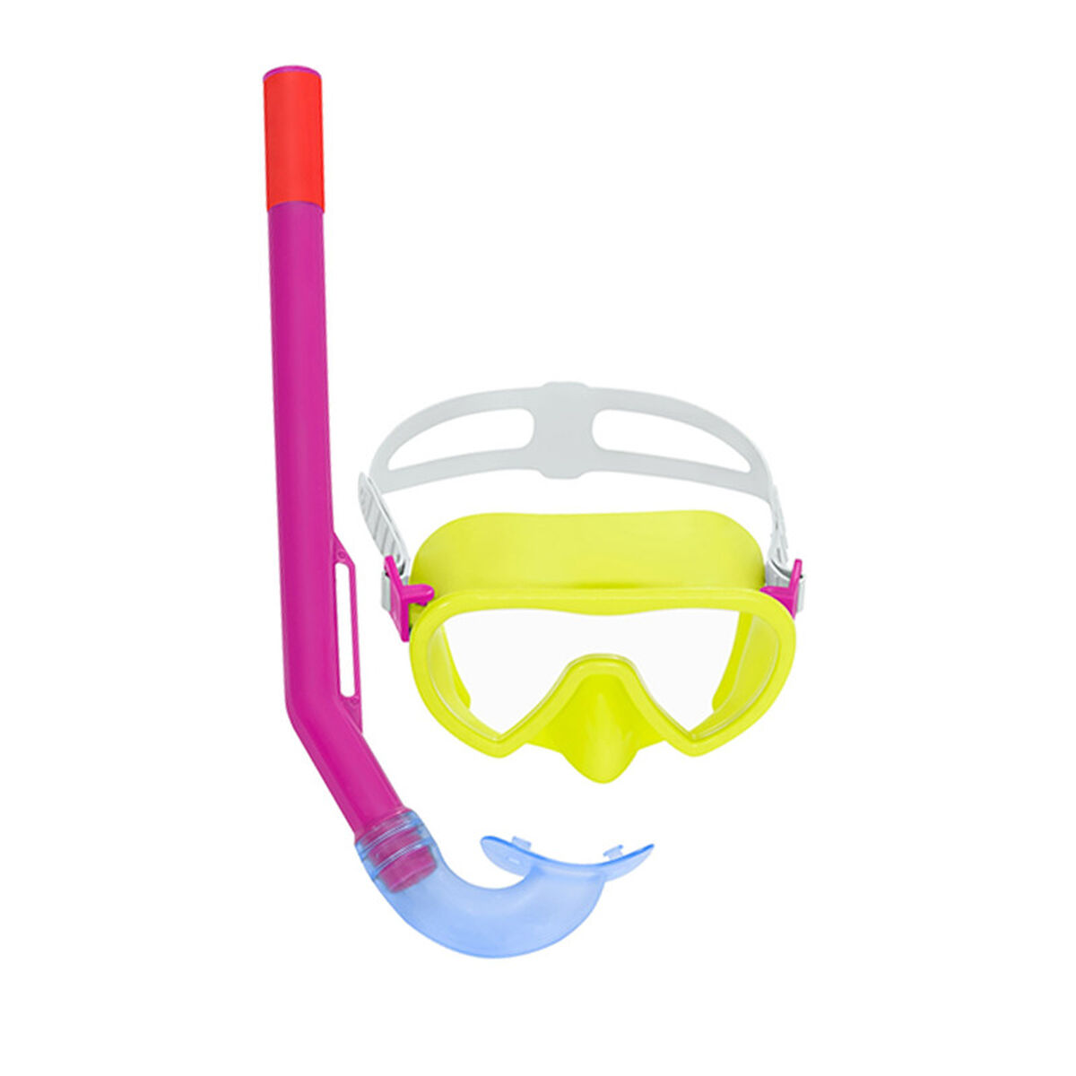 Bestway Set Mask och Tub Junior Purge Valve Färgsortering +7 år Strand och Pool 24032 - 3