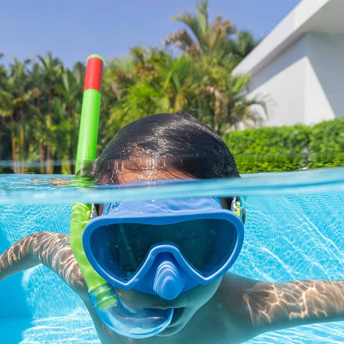 Bestway Set Mask och Tub Junior Purge Valve Färgsortering +7 år Strand och Pool 24032 - 6