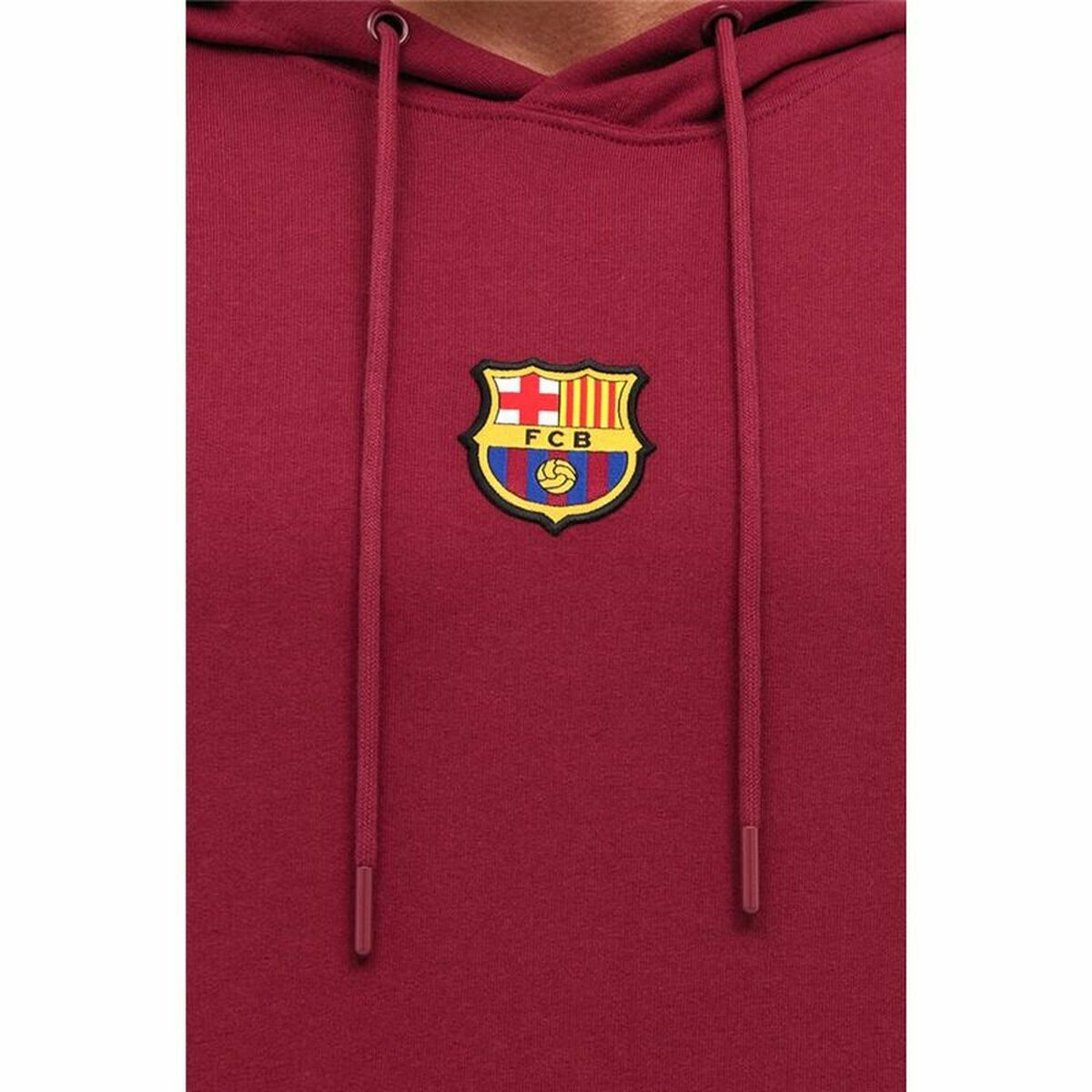 Tröja med huva Herr F.C. Barcelona Rödbrun - 7