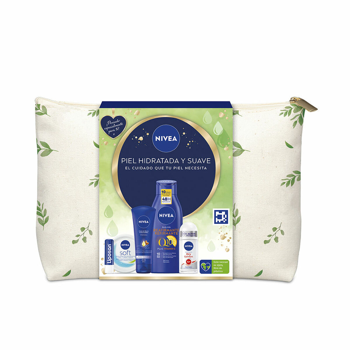 Skönhetsset Nivea PIEL HIDRATADA Y SUAVE 5 Delar
