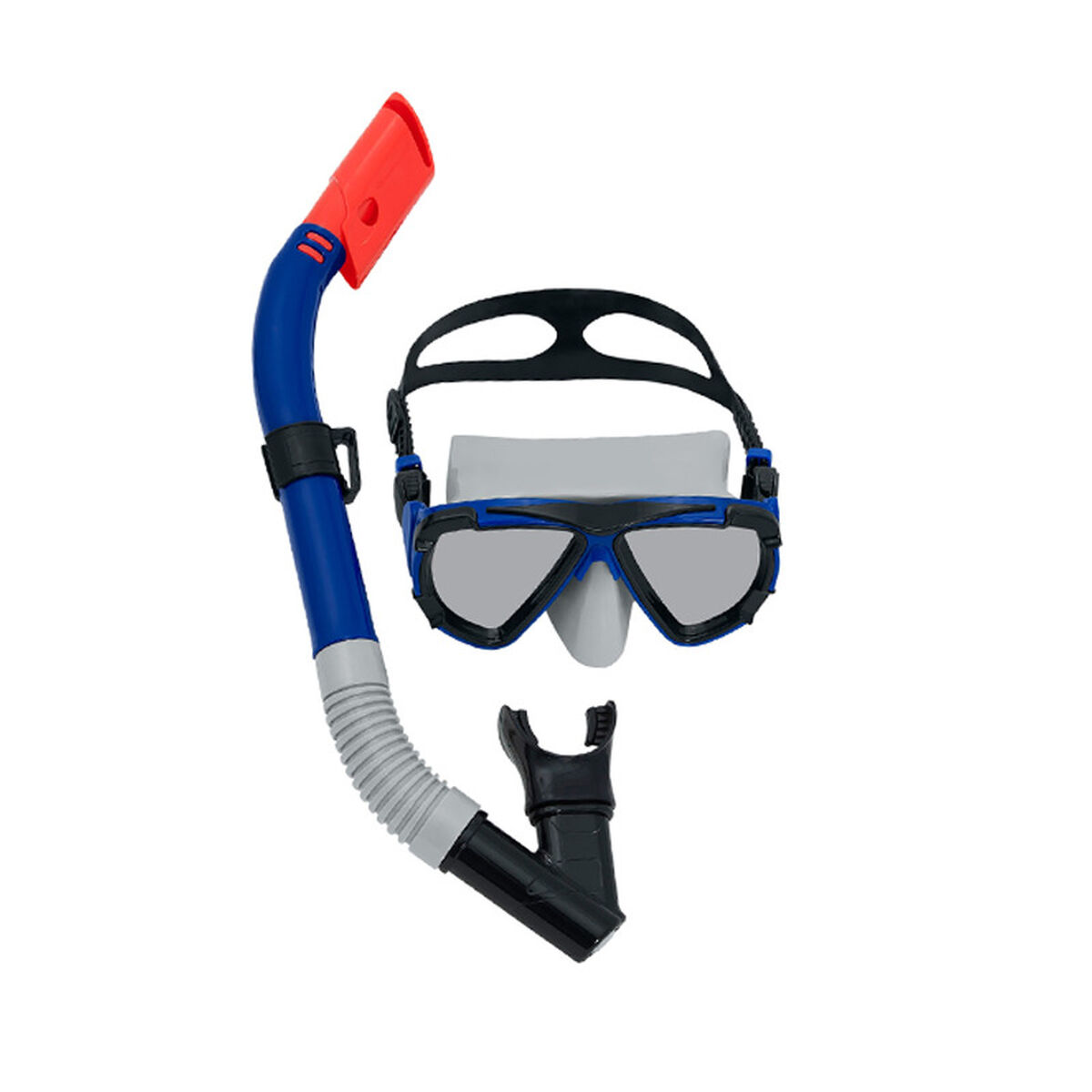 Bestway Junior Mask och Tube Set Anatomisk Rem Blandad Färg +7 År Strand och Pool 24035 - 3