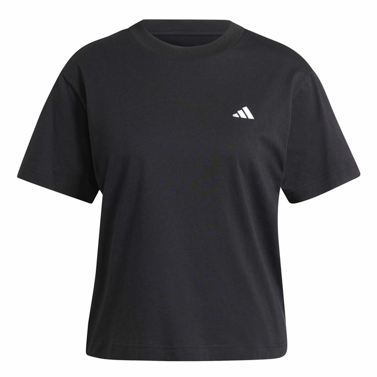 T-shirt med kortärm Dam Adidas Essentials Svart
