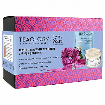 Skönhetsset Teaology   Vitt te 3 Delar