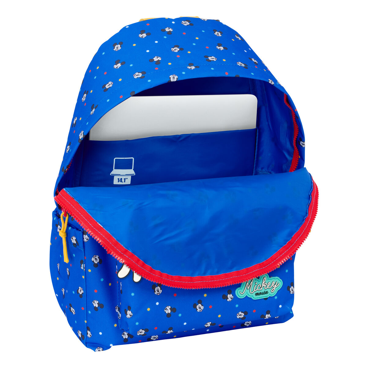Skolryggsäck Mickey Mouse Clubhouse Good day Blå 31 x 43 x 13 cm - 4