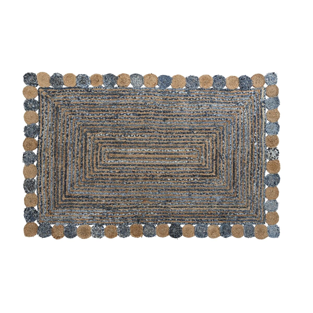 Matta DKD Home Decor 2100 gsm Bomull Jute (120 x 180 x 1 cm)
