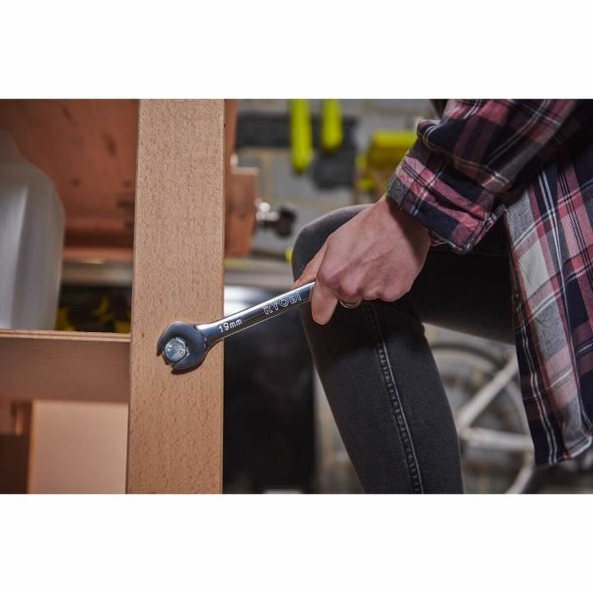 Set med nycklar med dubbla öppningar Ryobi RHWR8PC - 6
