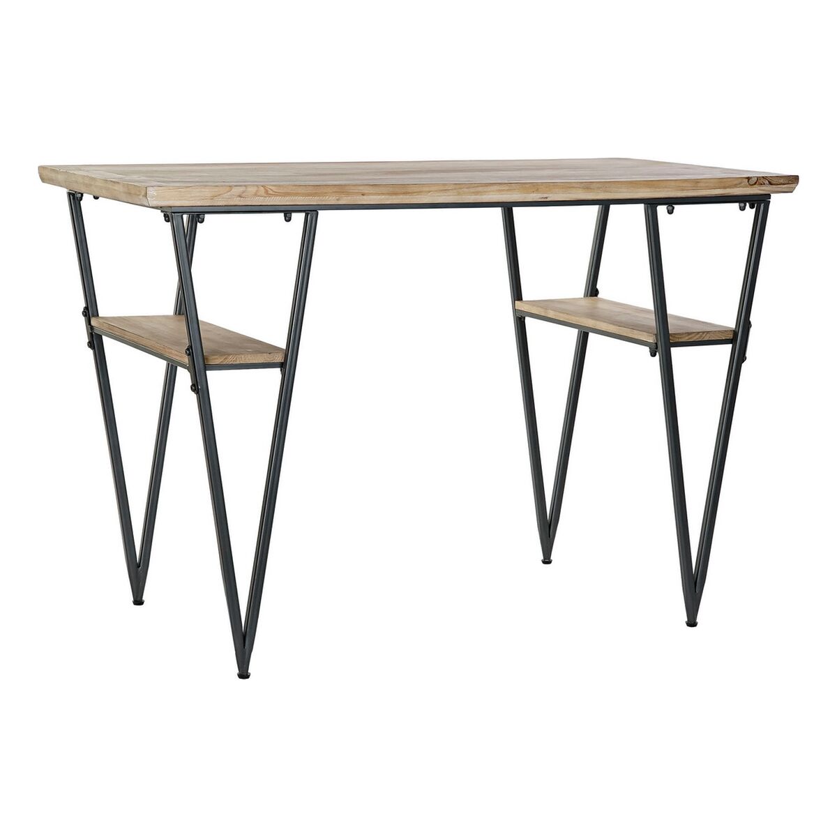 Skrivbord DKD Home Decor Svart Metall Gran (120 x 60 x 81 cm) - 7