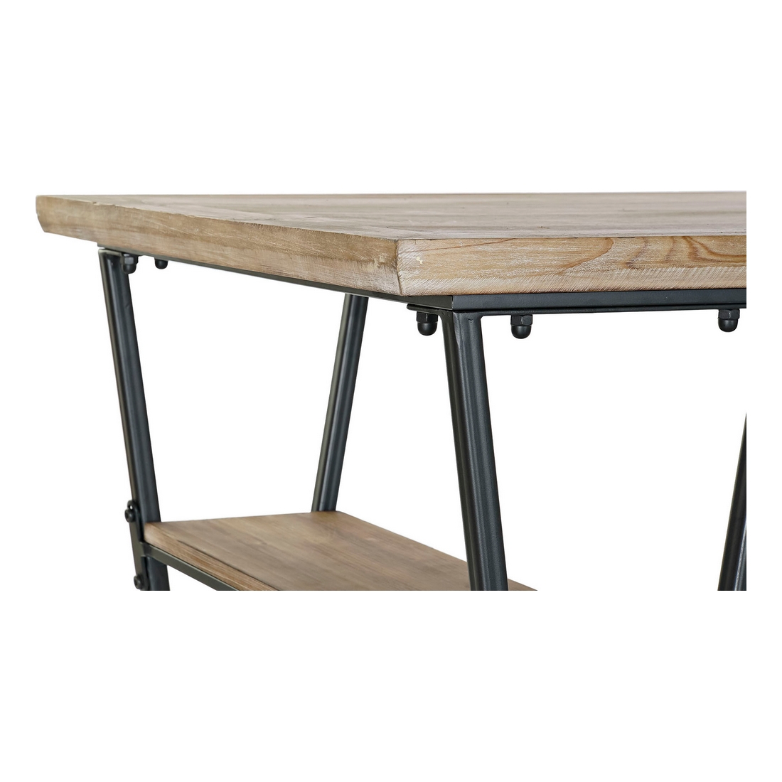 Skrivbord DKD Home Decor Svart Metall Gran (120 x 60 x 81 cm) - 5