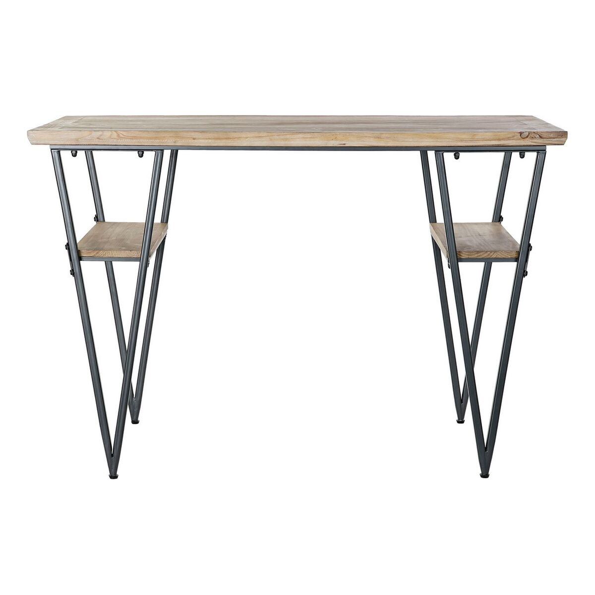 Skrivbord DKD Home Decor Svart Metall Gran (120 x 60 x 81 cm) - 8