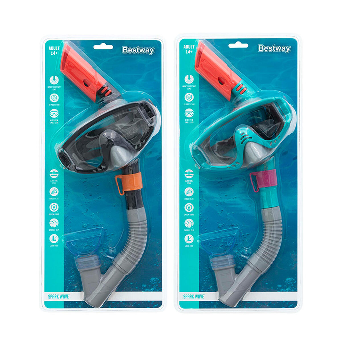 Bestway Maska och Rörset Barn Anatomisk Rem +3 År Strand och Pool 24059 - 4