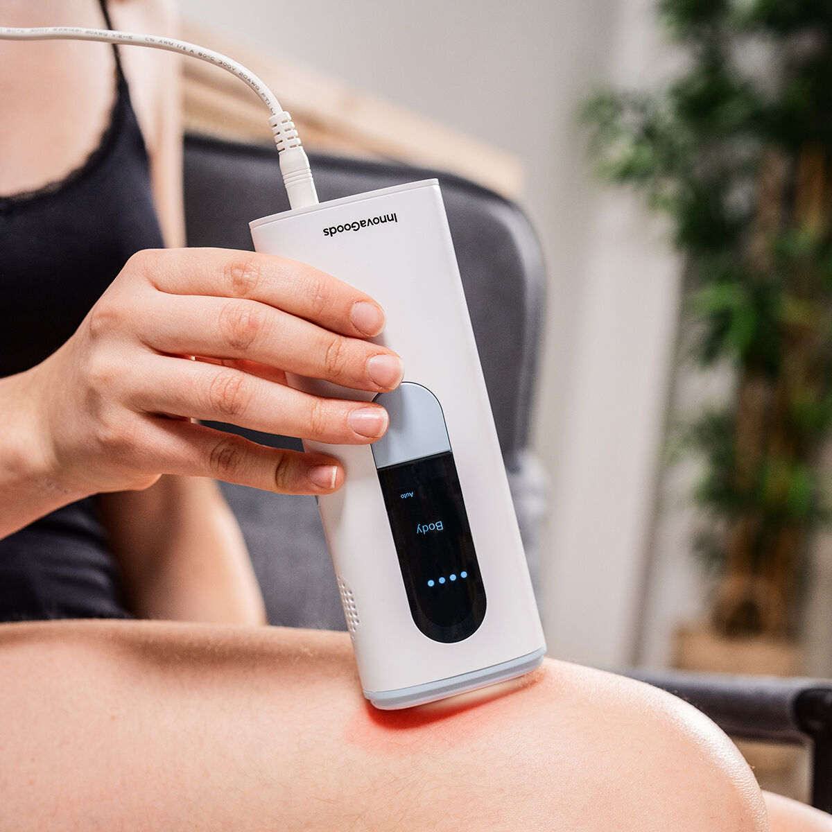 Ljuspulserande hårborttagare med kylfunktion och tillbehör Kulepil InnovaGoods - 4