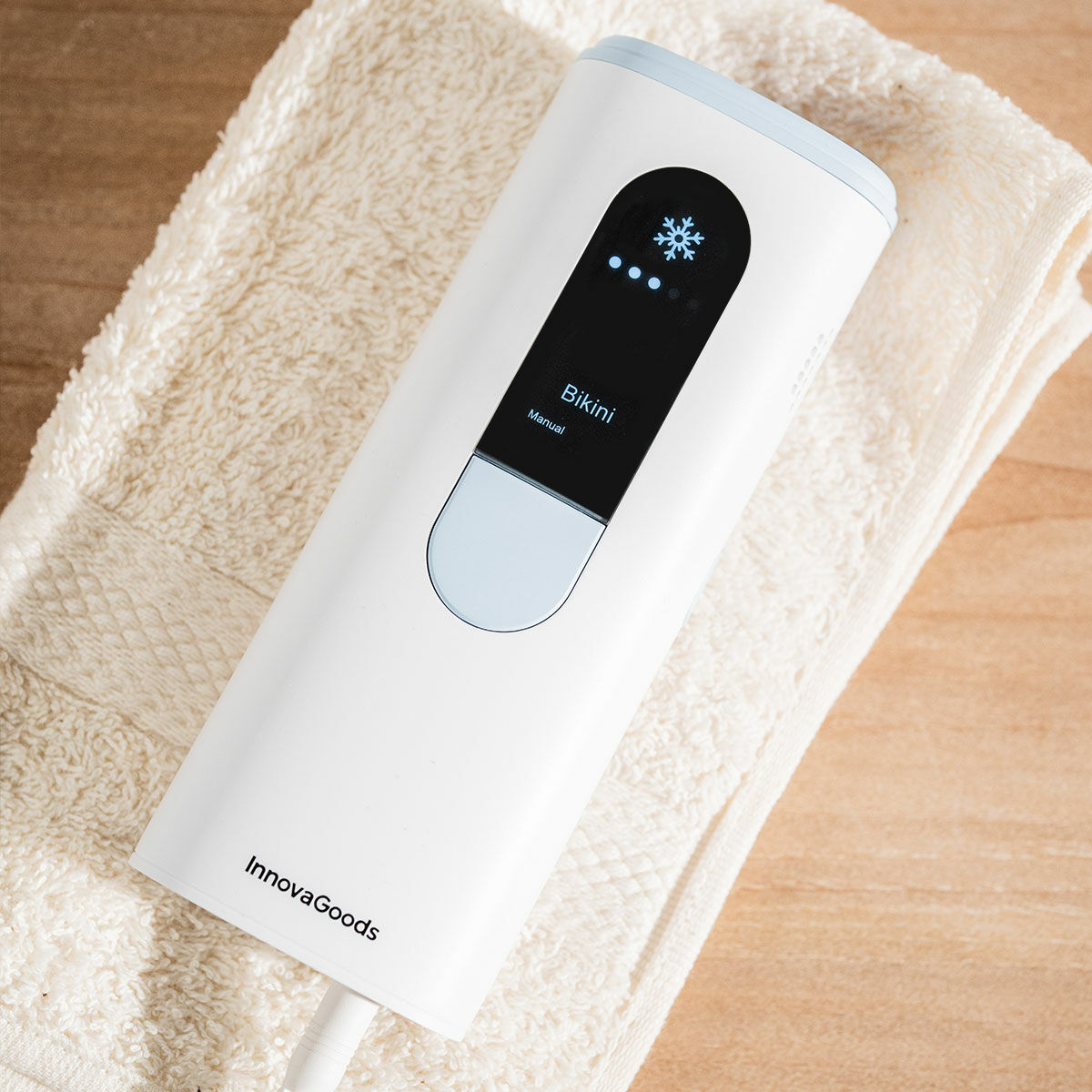 Ljuspulserande hårborttagare med kylfunktion och tillbehör Kulepil InnovaGoods - 5