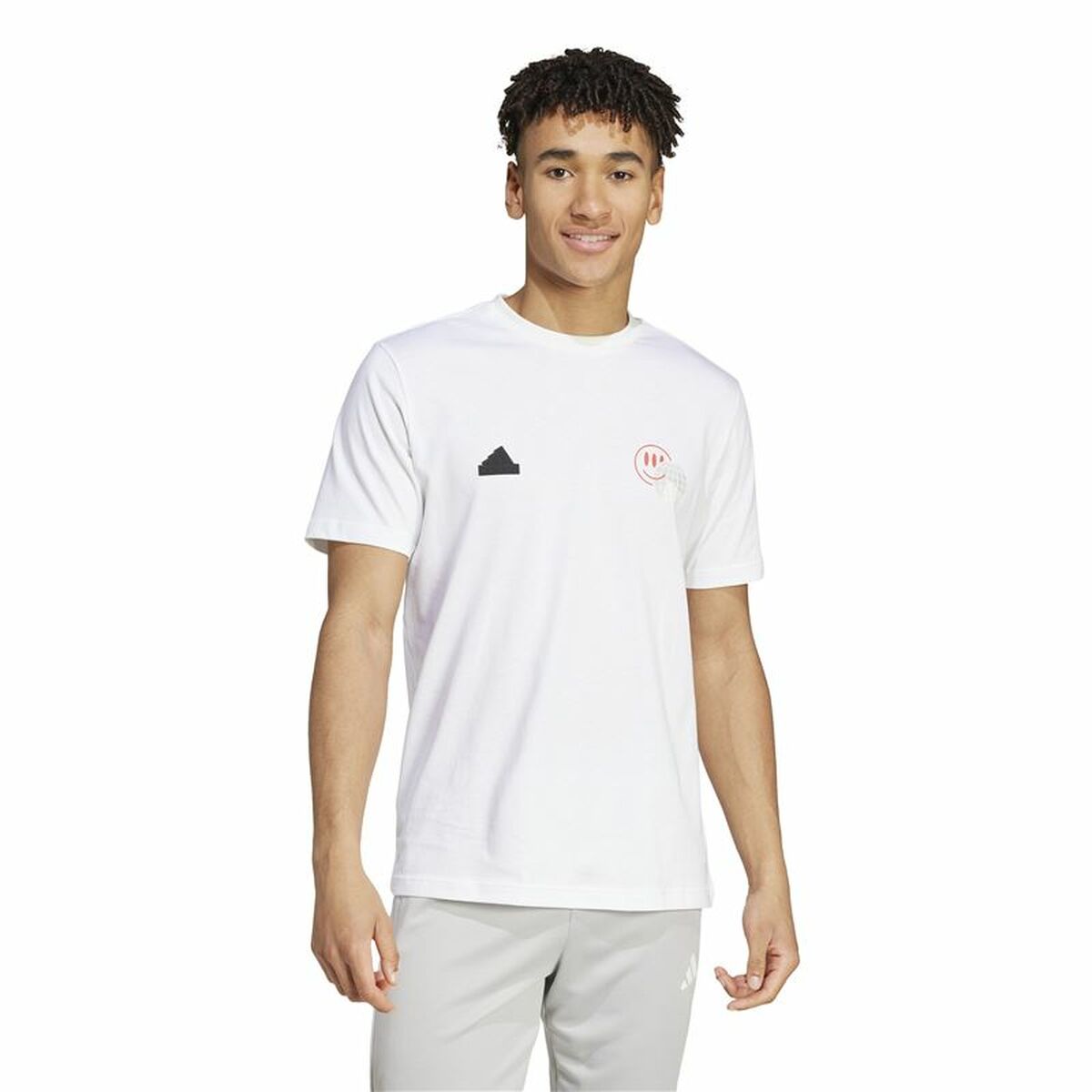 T-shirt med kortärm Herr Adidas House Of Tiro Summer Graphic Vit - 2