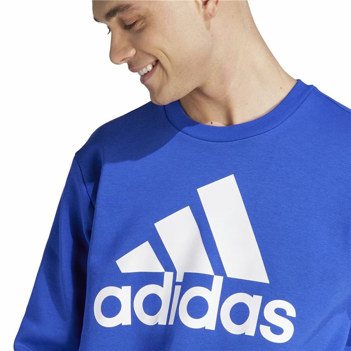 Tröja utan huva Herr Adidas Bl Fl Blå - 4