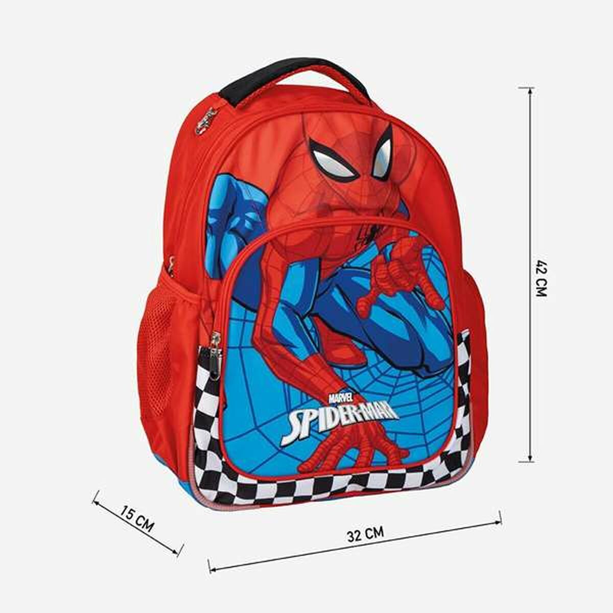 Skolryggsäck Spider-Man Röd 32 x 15 x 42 cm - 2