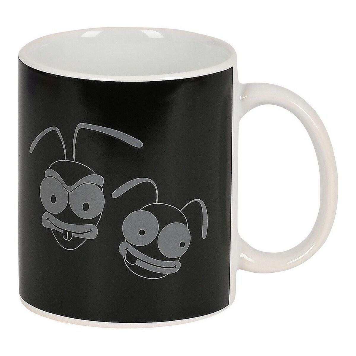 Mugg El Hormiguero Vit Keramik Svart (350 ml) - 7