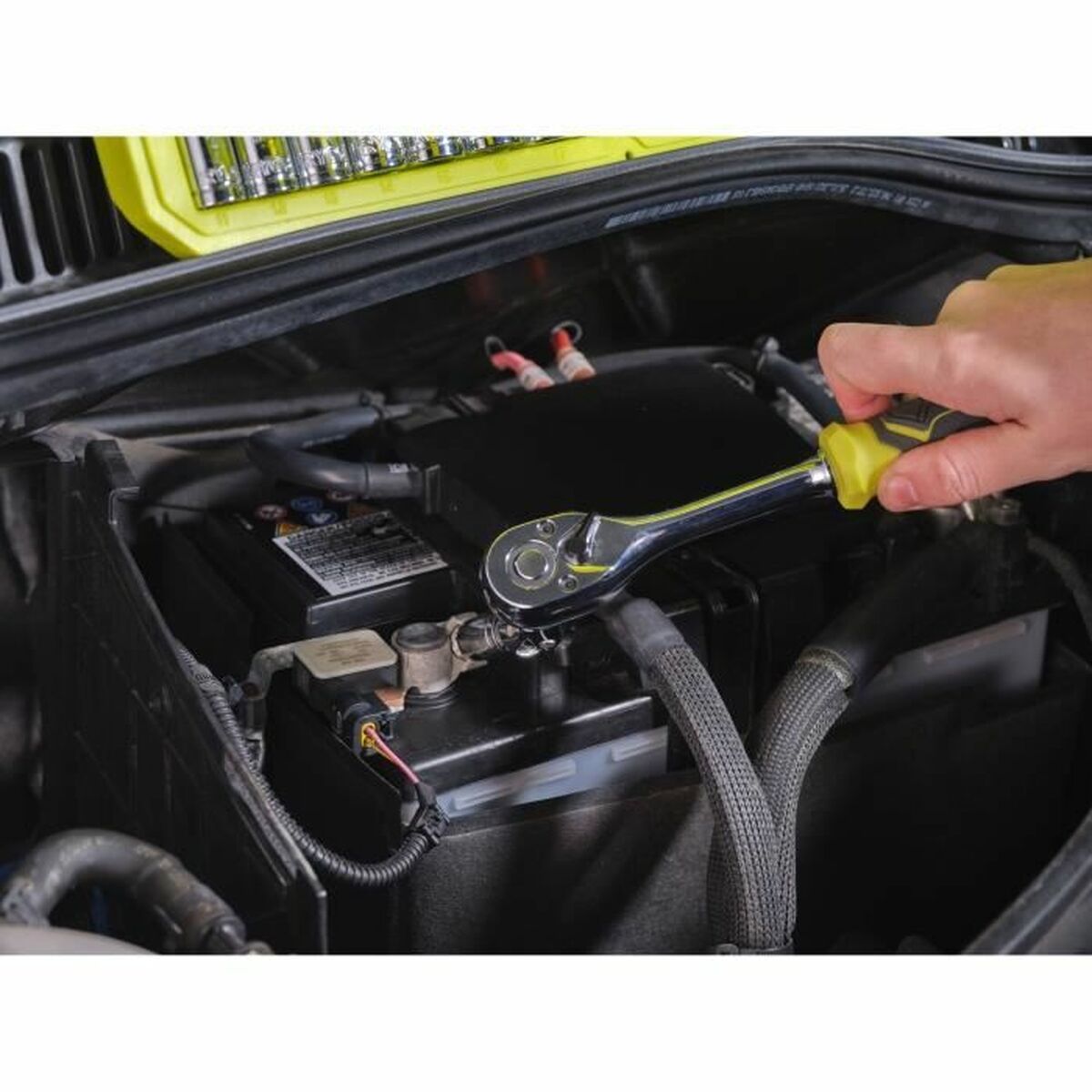 Set med nycklar med dubbla öppningar Ryobi Adapter - 3