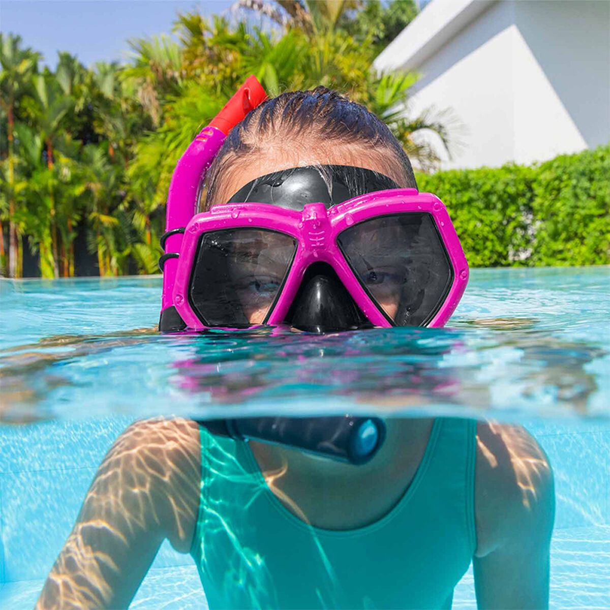 Bestway Set Mask och Tub Vuxen Purge Ventil Blandade Färger +14 År Beach och Pool 24068 - 6