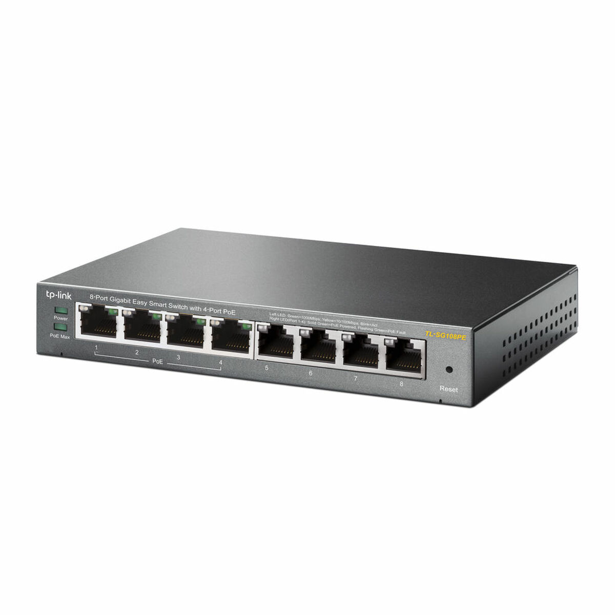Skrivbords omkopplare TP-Link TL-SG108PE Grå - 3