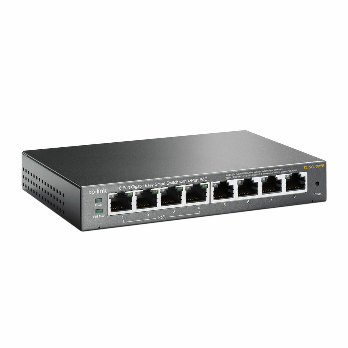 Skrivbords omkopplare TP-Link TL-SG108PE Grå - 2
