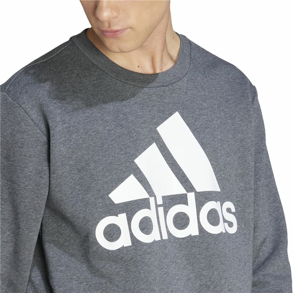 Tröja utan huva Herr Adidas Bl Fl  Grå - 4