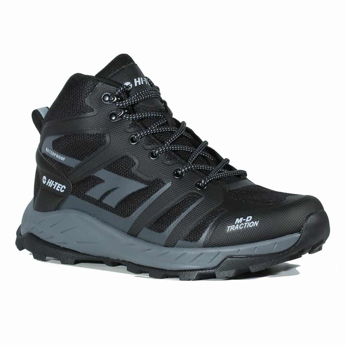 Vandring stövlar Hi-Tec Toubkal Mid Waterproof Svart - 5