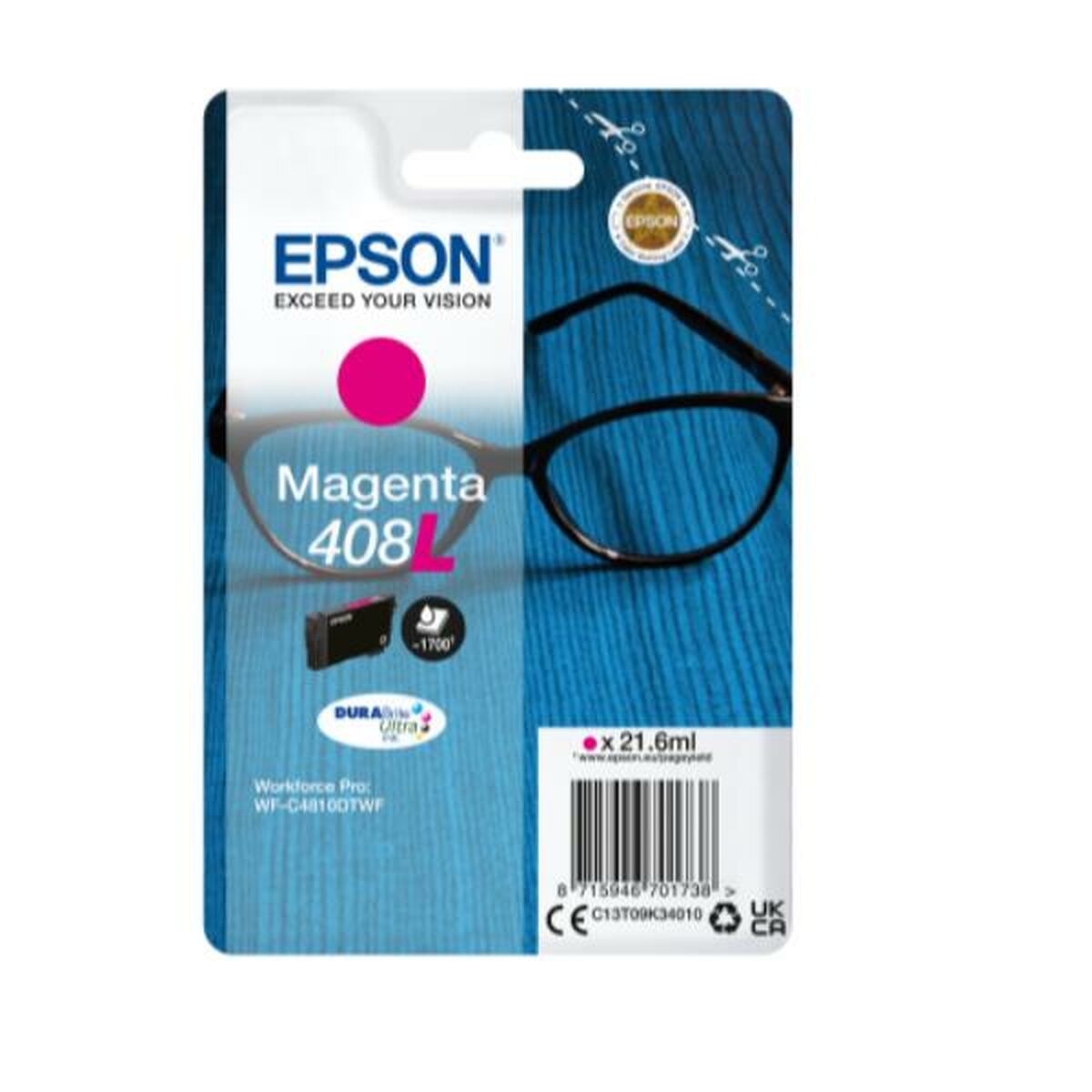 Original Bläckpatron Epson C13T09K34010 Magenta - 2