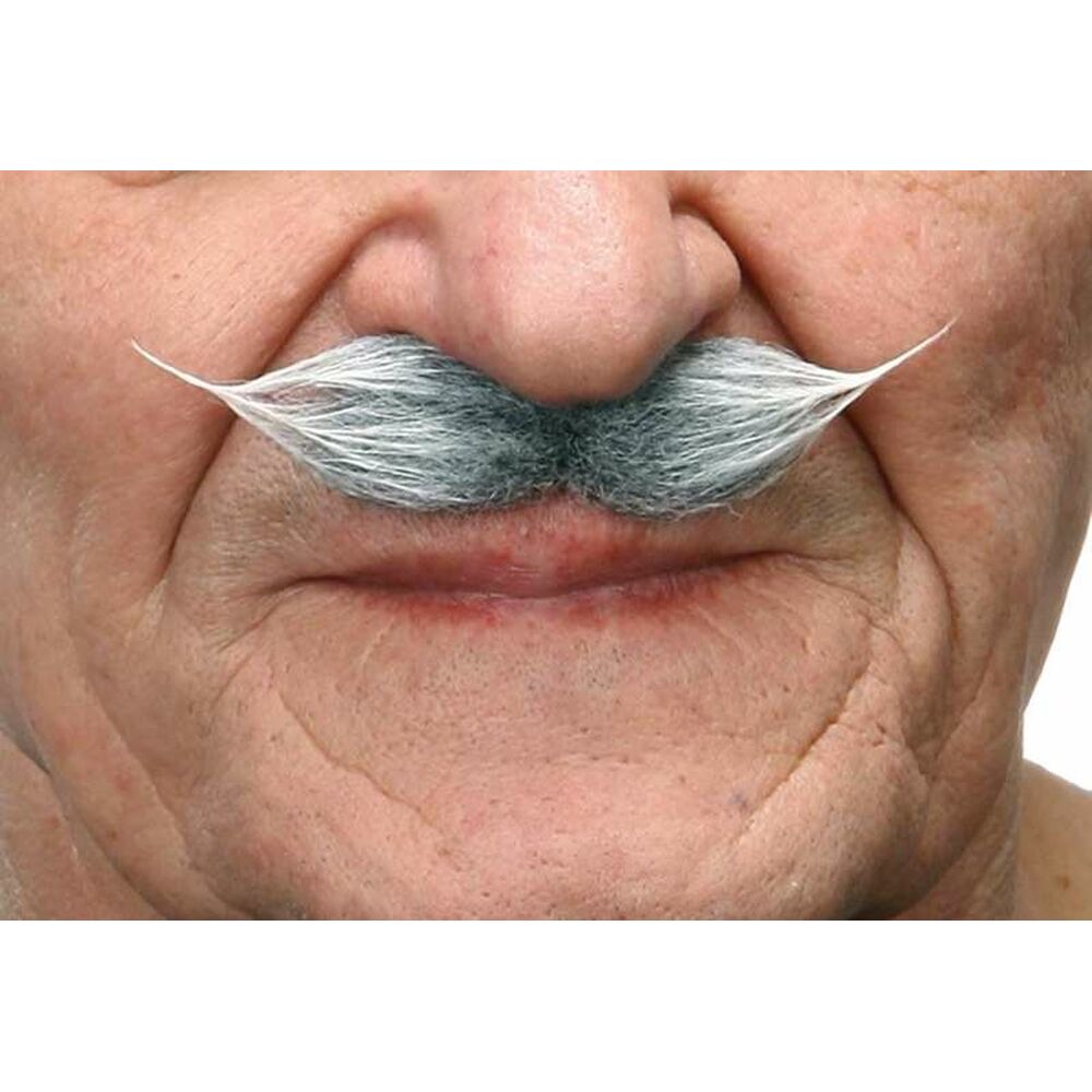 Mustasch My Other Me Grå Vit