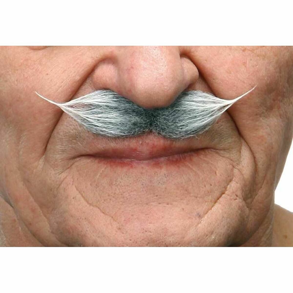 Mustasch My Other Me Grå Vit - 5