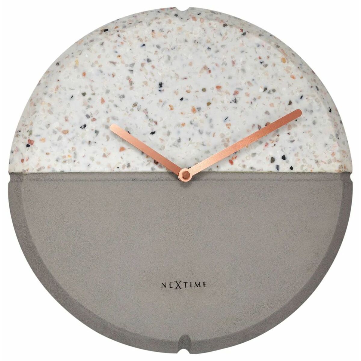 Väggklocka Nextime Vit Grå 32 cm