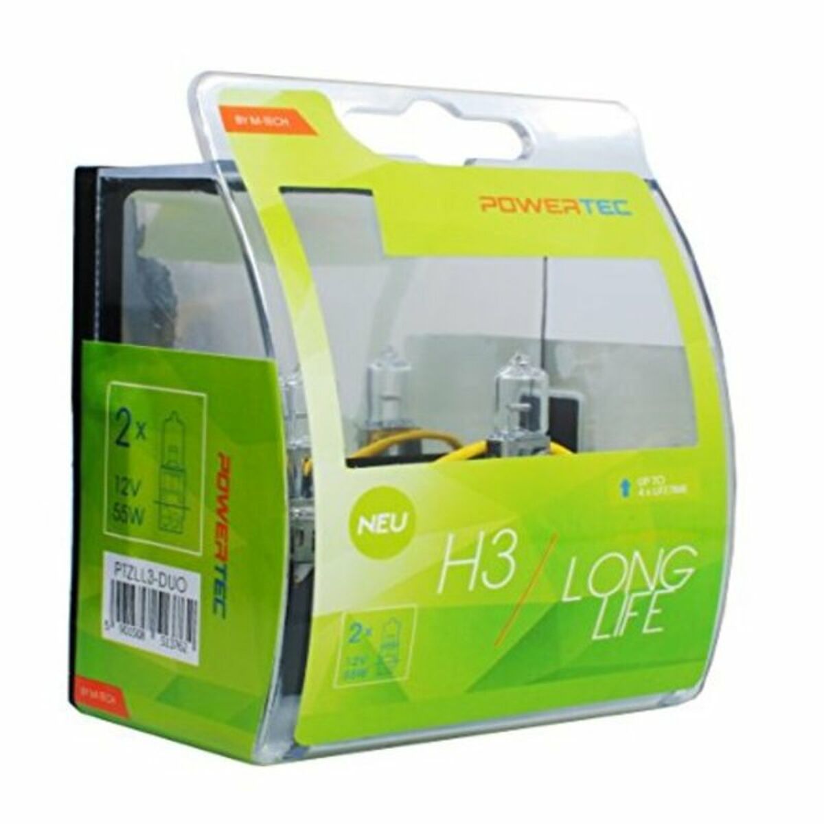 Glödlampa för bil MTECPTZLL3-DUO M-Tech PTZLL3-DUO H3 12 V 55 W - 2