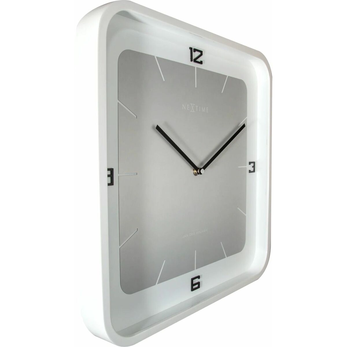 Väggklocka Nextime Vit 40 x 40 cm - 3