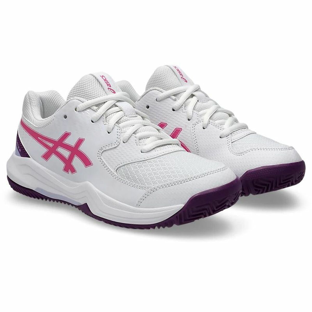 Padelskor, Vuxen Asics Gel-Dedicate 8 Vit Rosa - 5