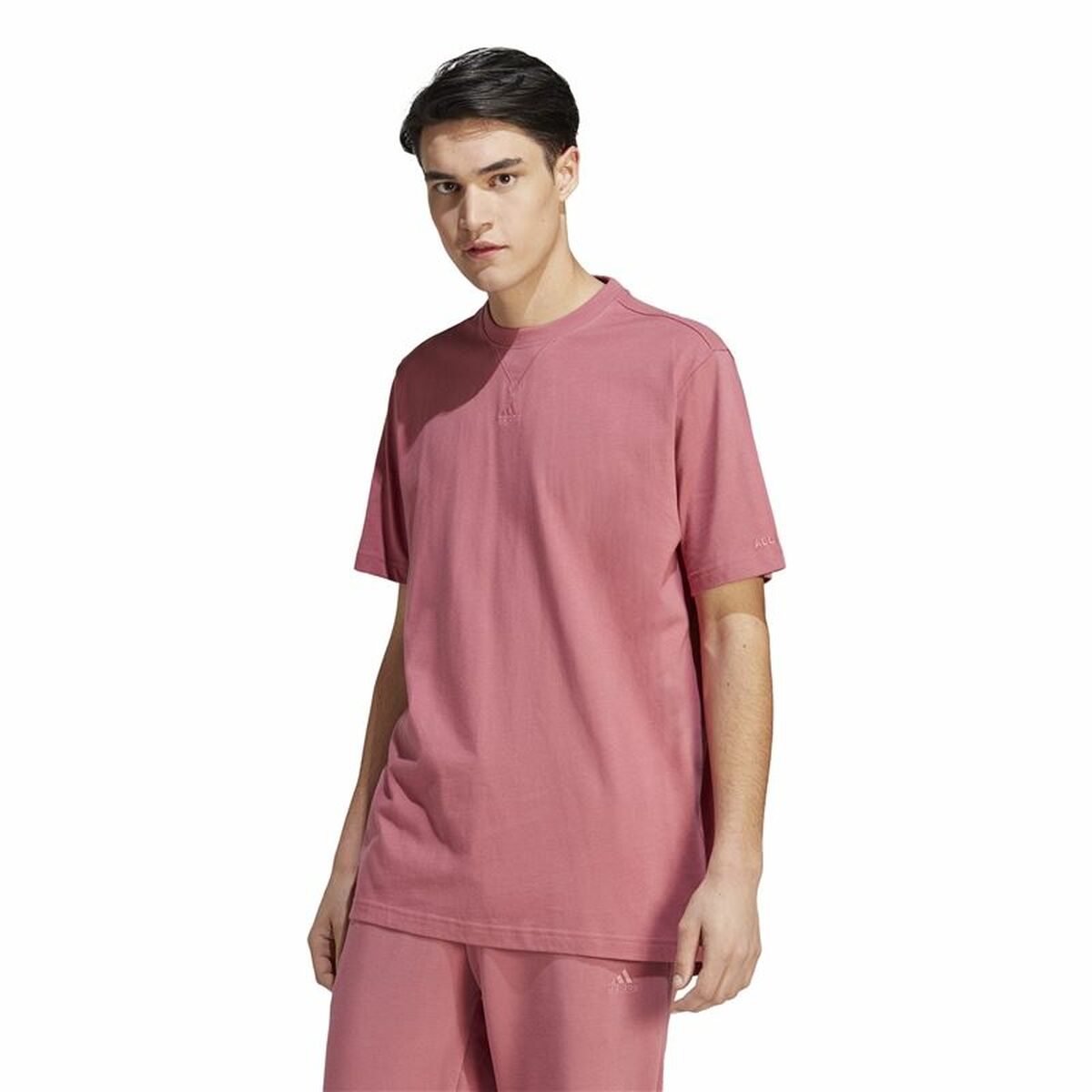 T-shirt med kortärm Herr Adidas All Szn Rosa - 4