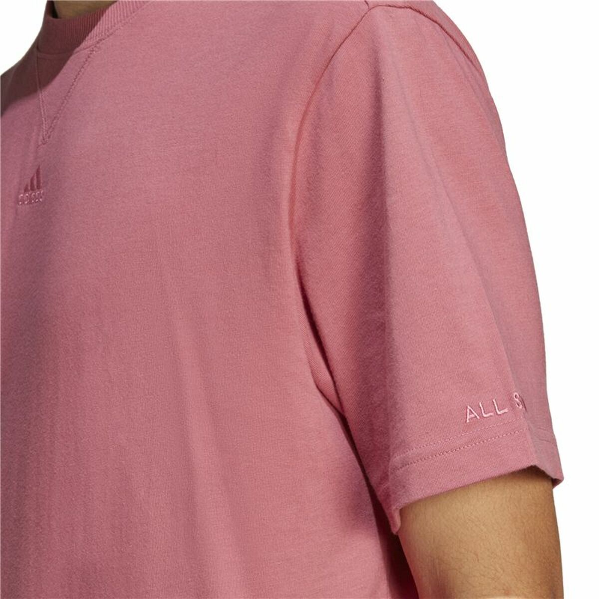 T-shirt med kortärm Herr Adidas All Szn Rosa - 6
