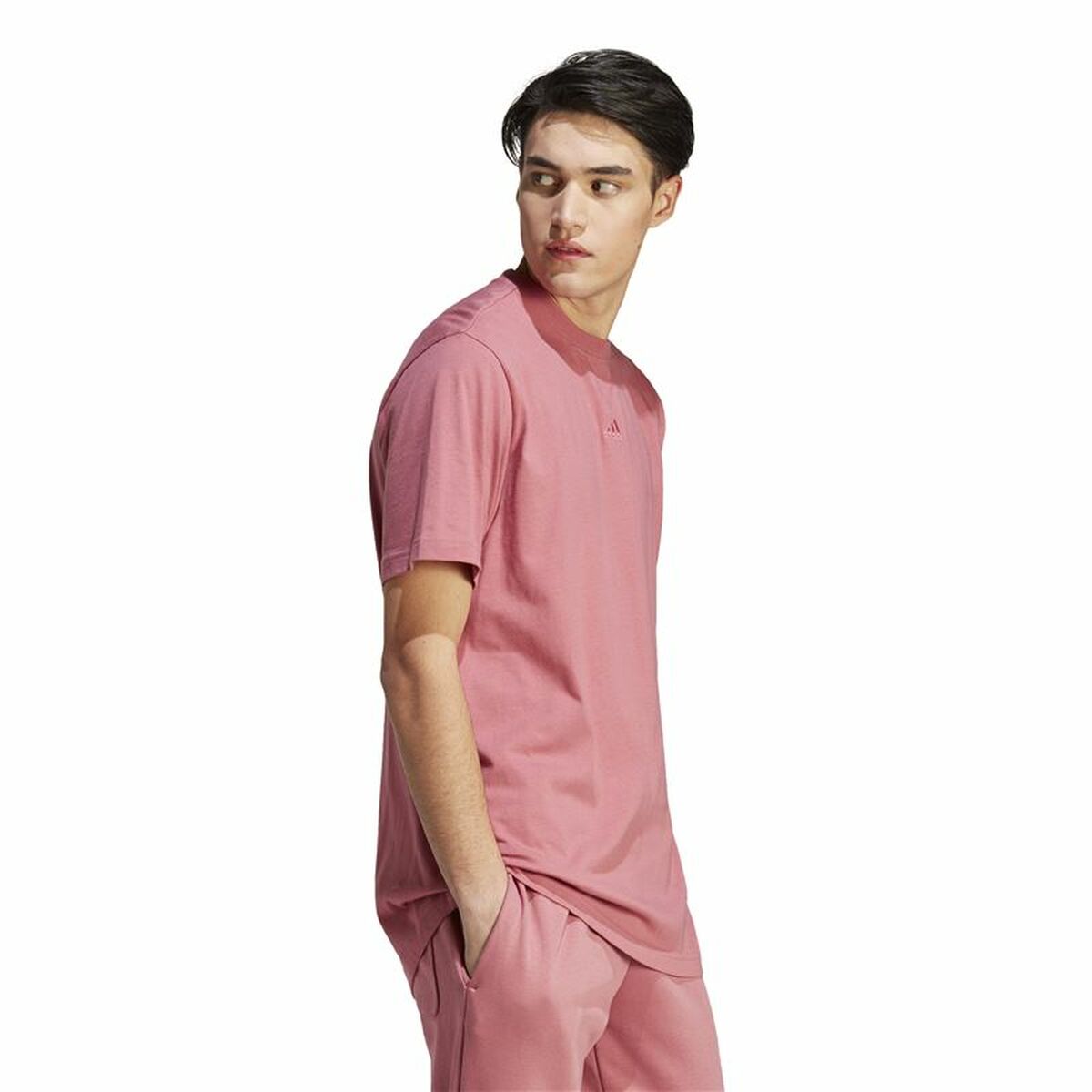 T-shirt med kortärm Herr Adidas All Szn Rosa - 5