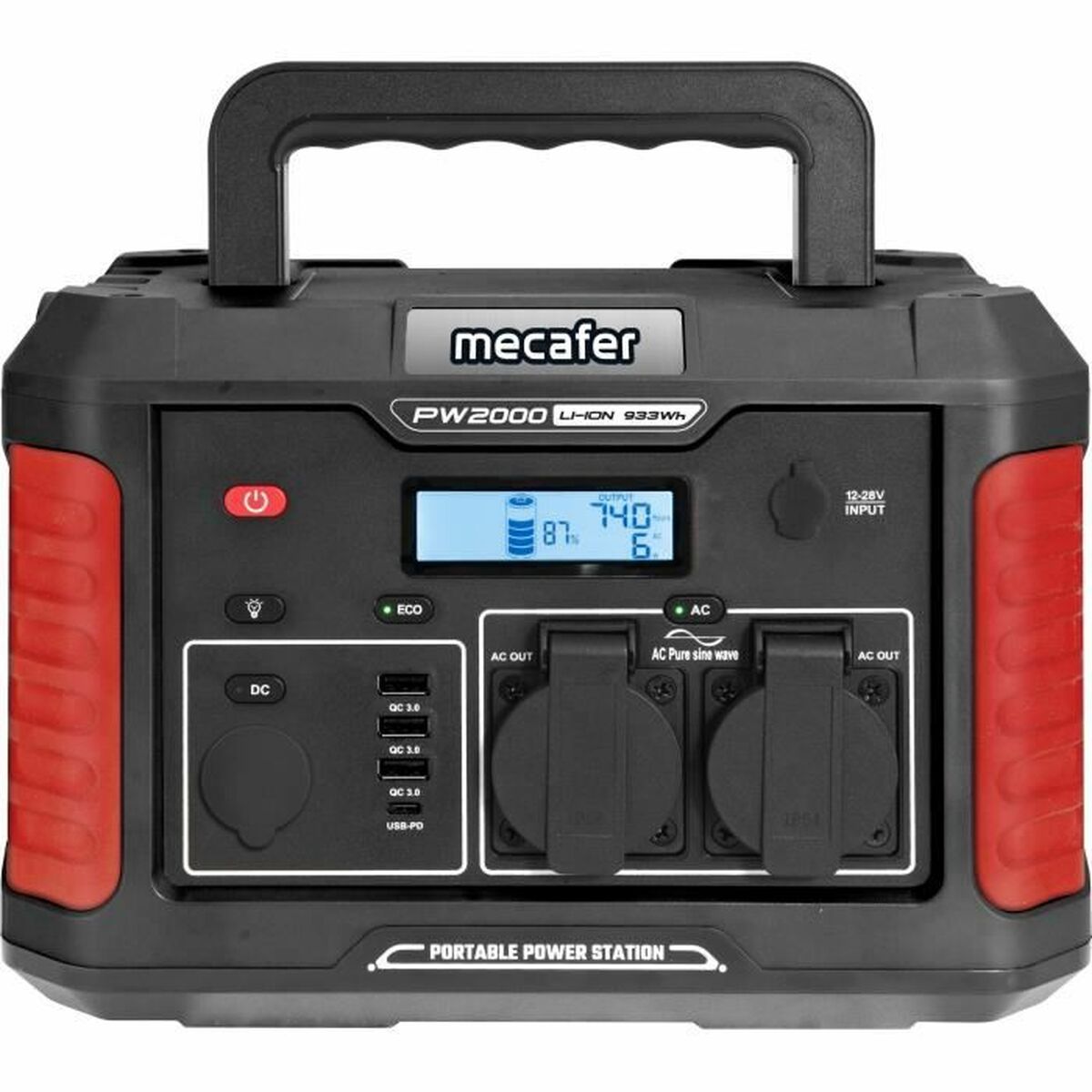 Bärbart kraftverk MECAFER PW2000