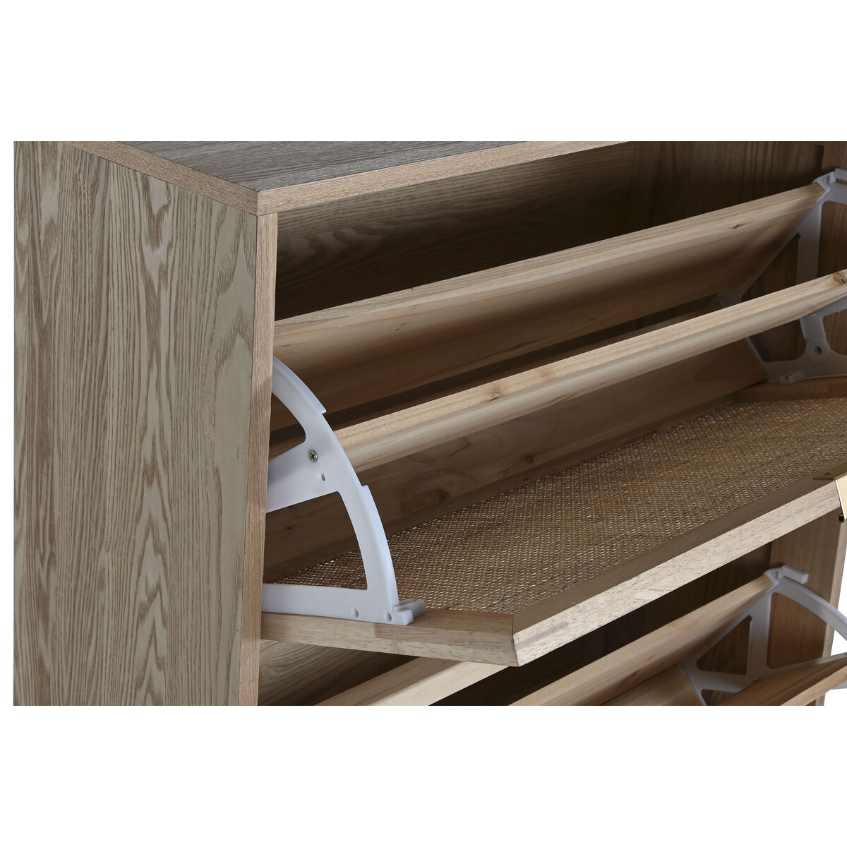 Skoställ Home ESPRIT Naturell Tropiskt 76 x 29 x 100 cm - 4
