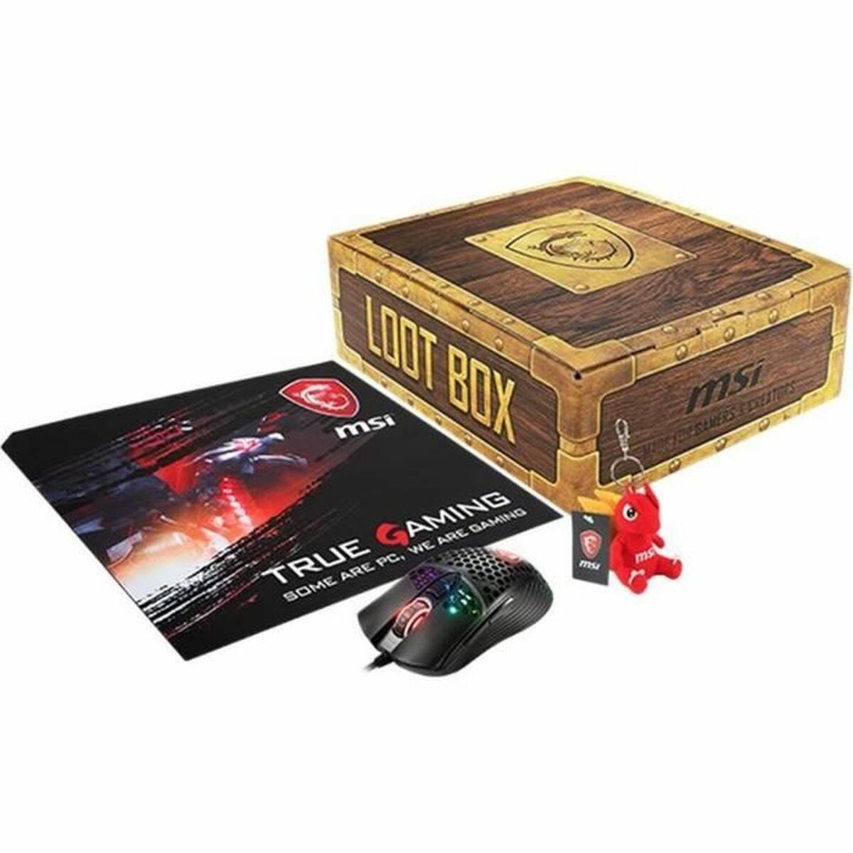 Trådlös Mus MSI Loot Box 1 Svart - 2