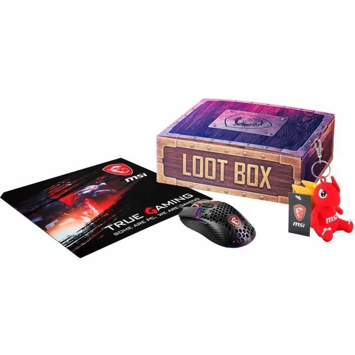 Trådlös Mus MSI Loot Box 1 Svart
