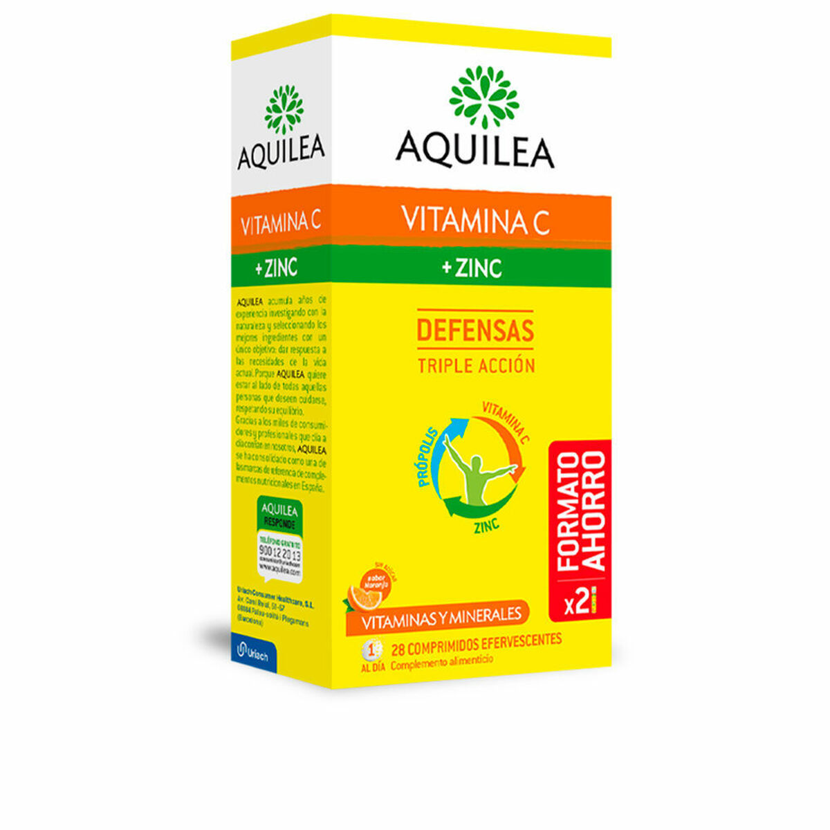 Kosttillskott Aquilea Vitamina C Zinc 28 antal