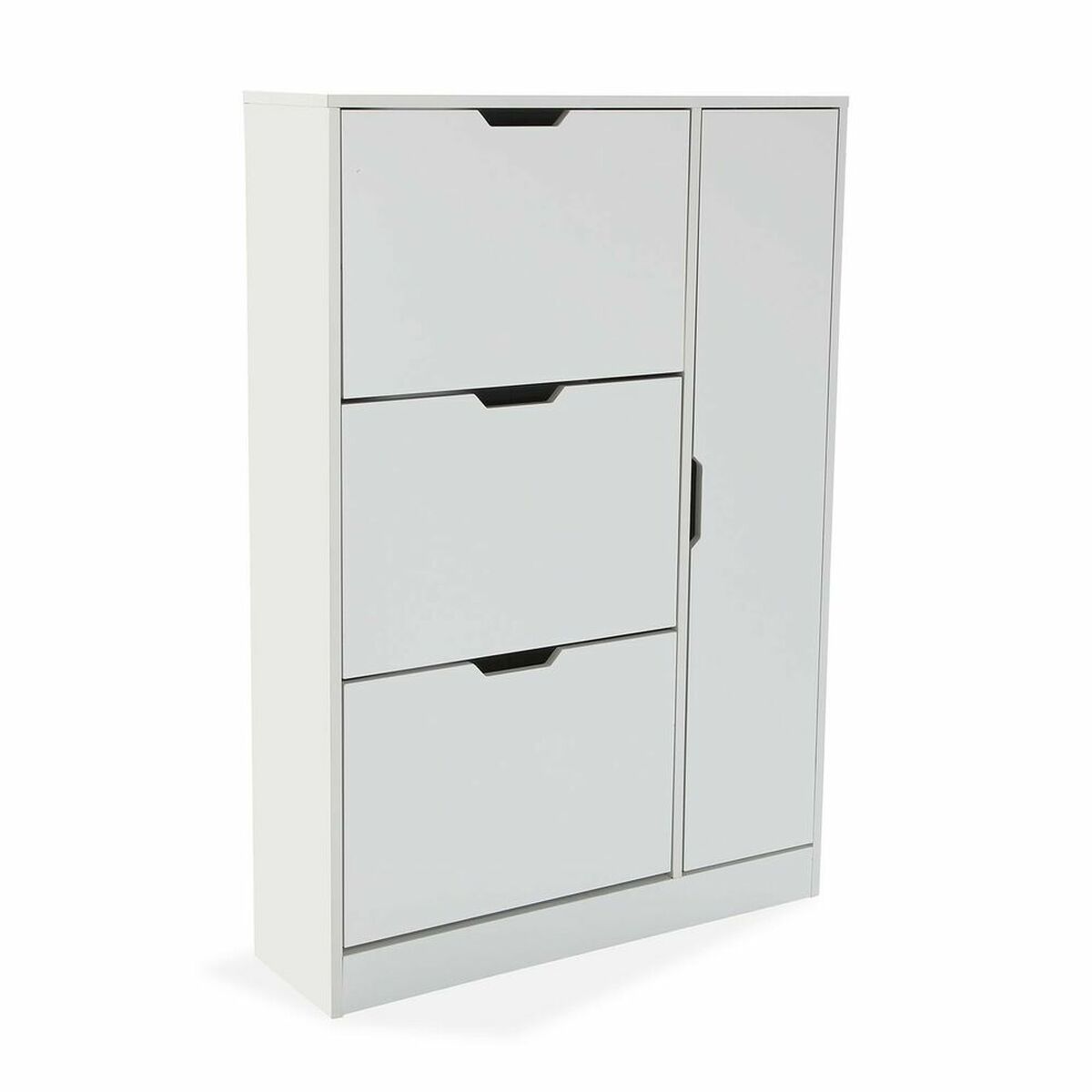 Skoställ Versa Vit Melamin Trä MDF (23,5 x 117 x 80 cm)