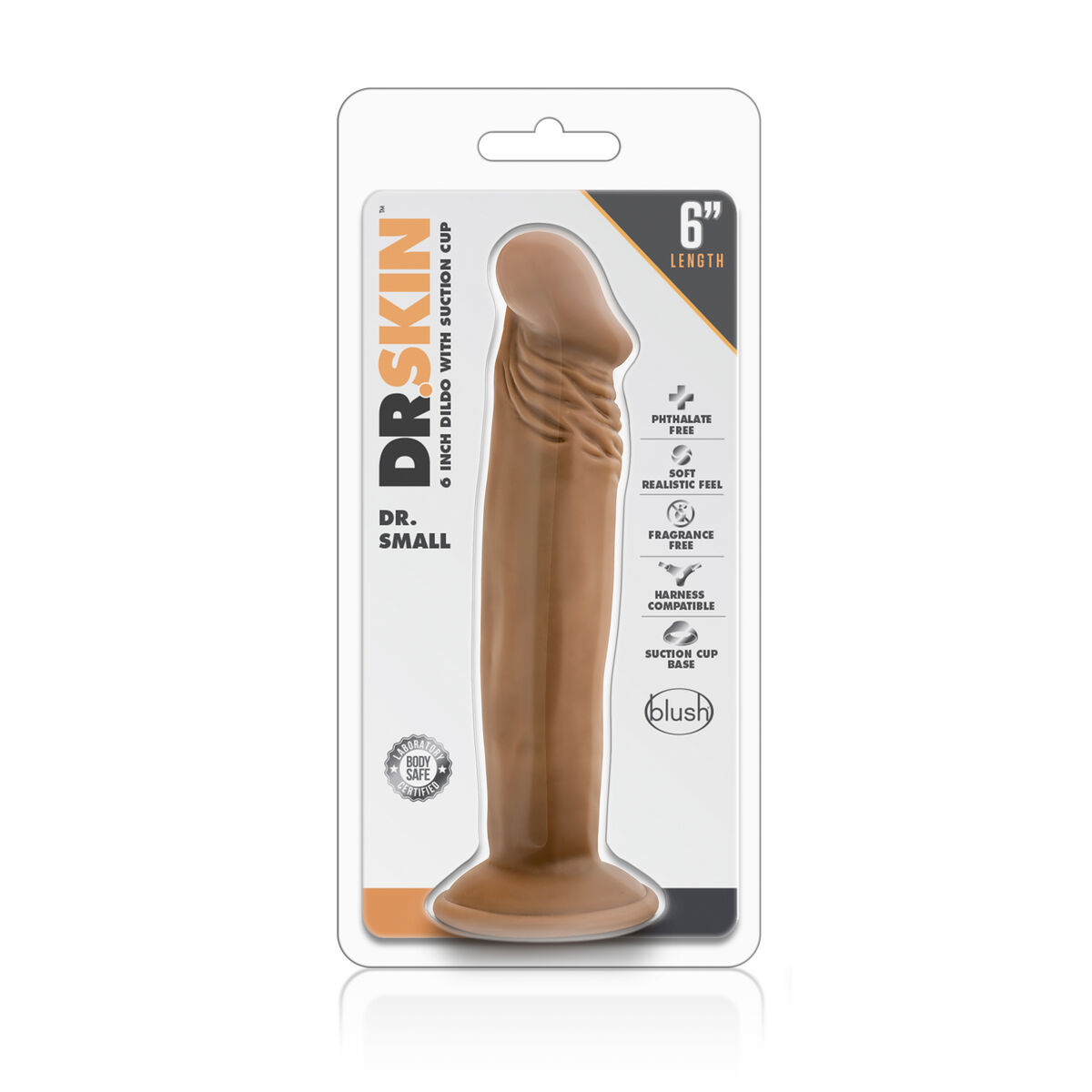 Realistisk dildo Blush Dr Skin PVC Ø 3,5 cm (16,5 cm) (15,5 cm) - 5