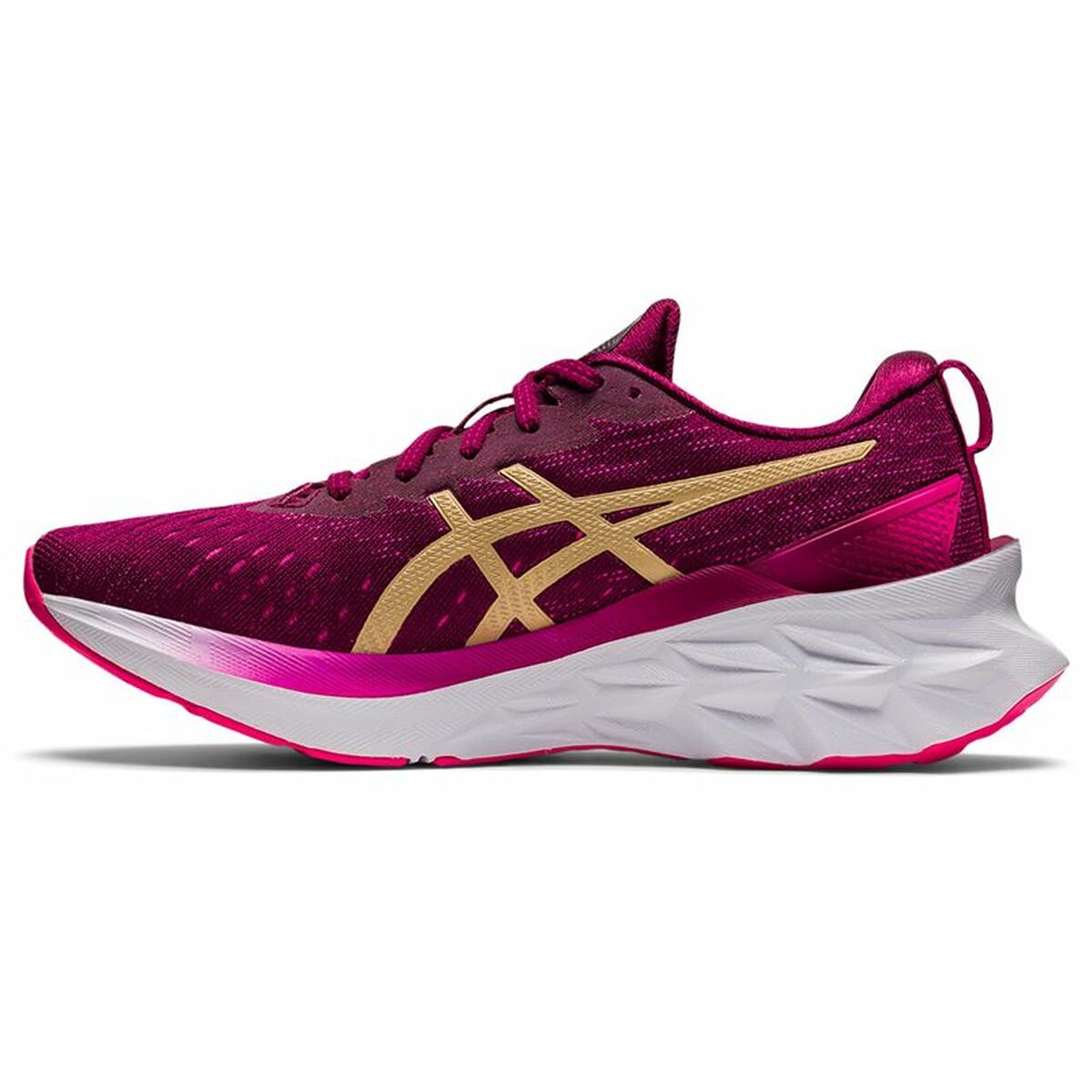 Löparskor, Vuxna Asics Novablast 2 Kvinna Mörkrosa - 2