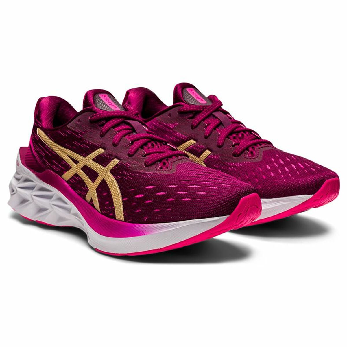 Löparskor, Vuxna Asics Novablast 2 Kvinna Mörkrosa - 5