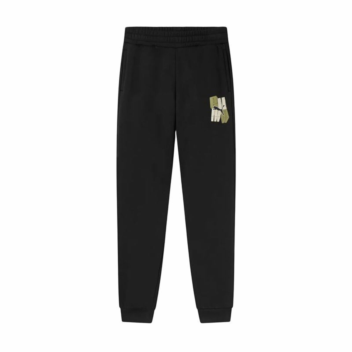 Nederdel träningsoverall för barn Puma Essentials+ Graphic Svart - 3