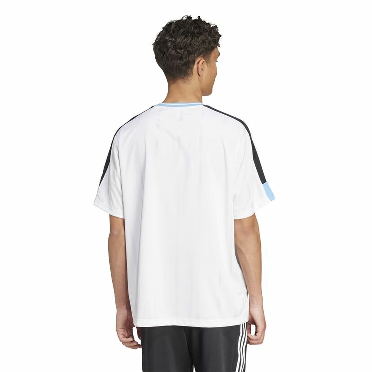 T-shirt med kortärm Herr Adidas Tiro Nations Vit - 3