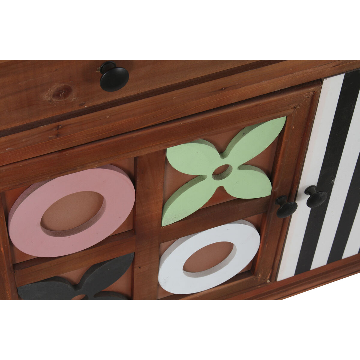 Byrå DKD Home Decor Brun Multicolour Trä Trä MDF Modern 90 x 40 x 104 cm - 8